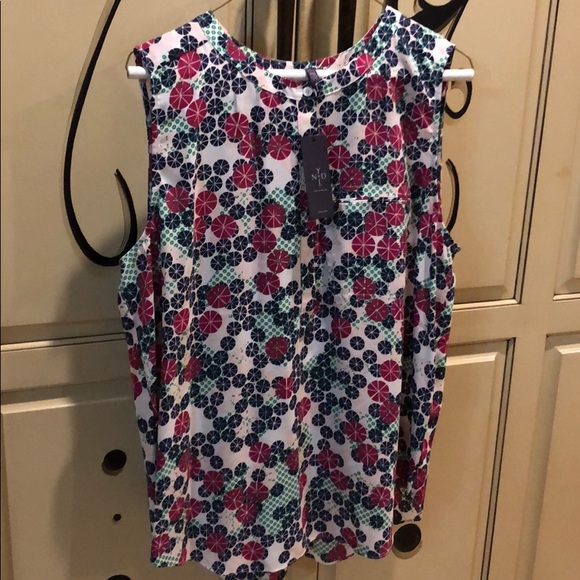 NYDJ Tops - NYDJ Sleeveless Blouse Petite XL